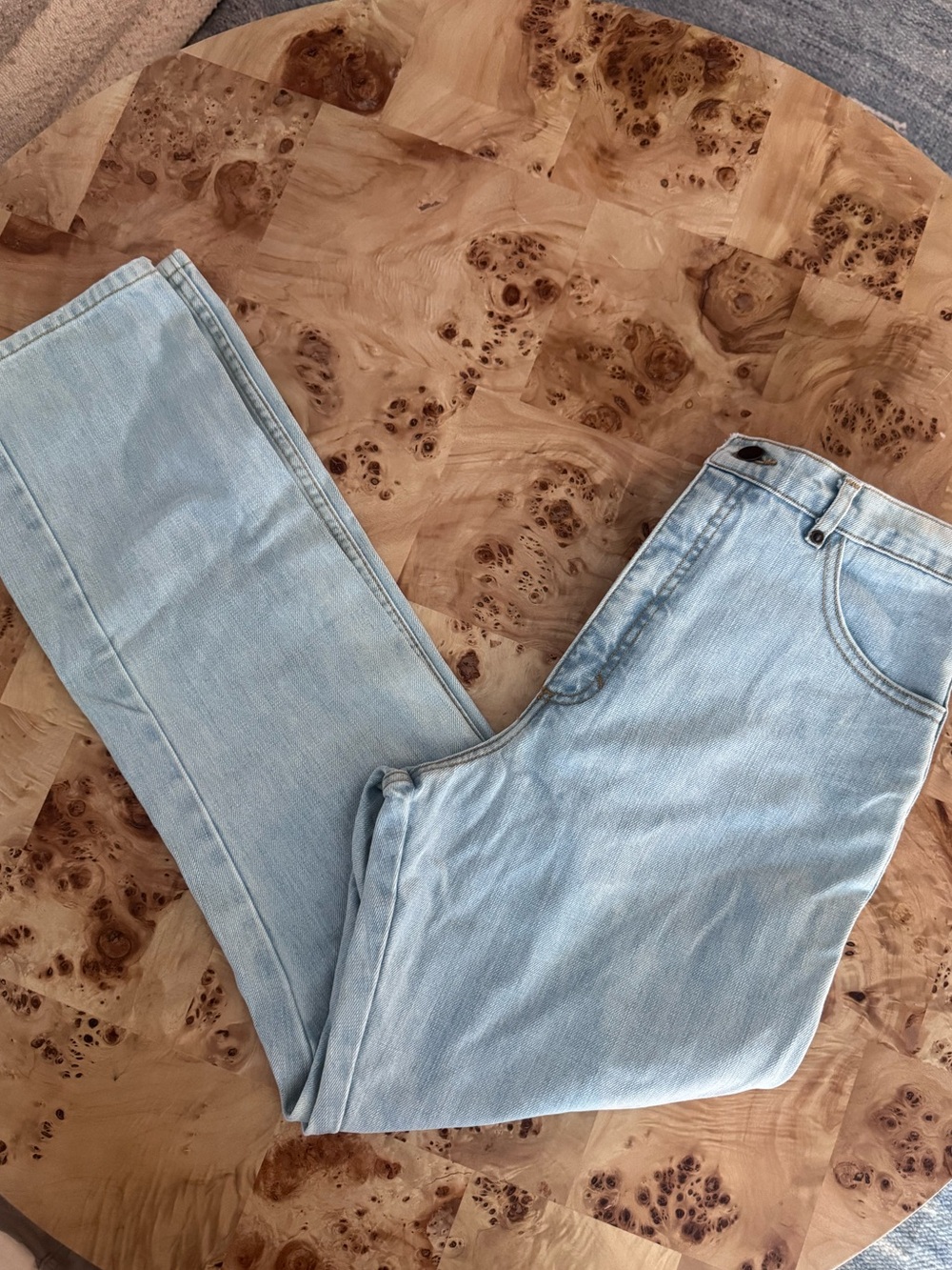 Judi Rosen High-Rise Straight-Leg Jeans